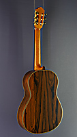 Daniele Chiesa Meistergitarre Zeder, Ziricote, Mensur 65 cm, Baujahr 2015, Rückseite
