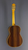 Daniele Chiesa Luthier guitar spruce, rosewood, scale 64 cm, 2012, back view